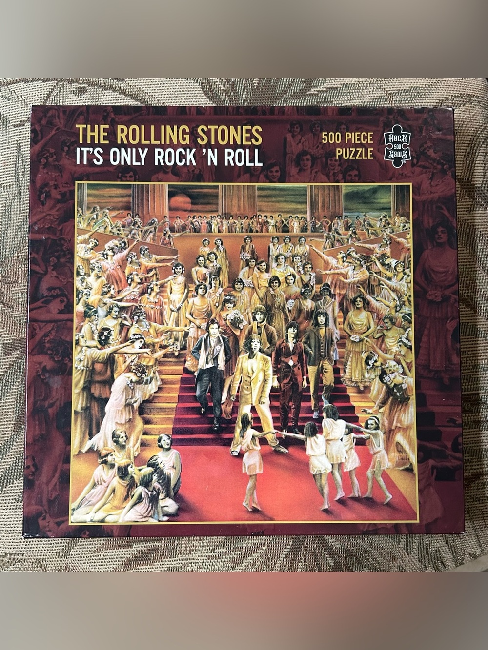 ROLLING STONES ITS ONLY ROCK AND ROLL 500 Pc Puzzle unopened bag of pieces